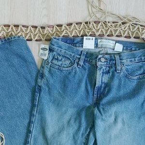 Old Navy size 4 Flare low waist Blue Jeans NWT